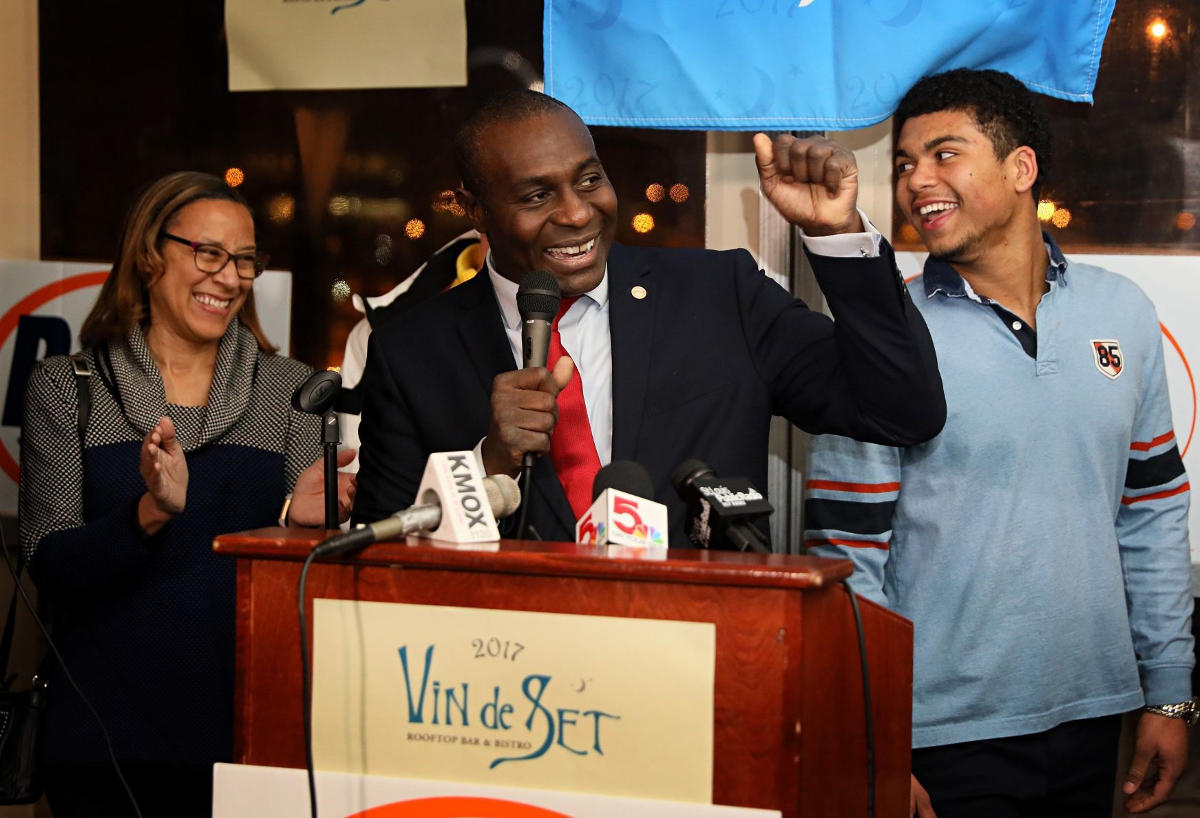 Lewis Reed primary election night party 2019